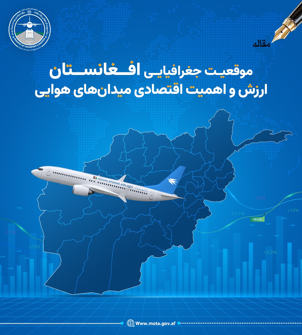 موقعیت جغرافيايی افغانستان ارزش و اهمیت اقتصادی میدان های هوايی